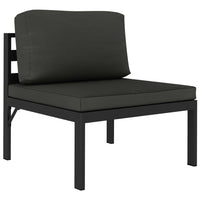 Thumbnail for 4-tlg. Garten-Lounge-Set mit Kissen Aluminium Anthrazit