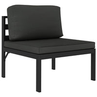 Thumbnail for 3-tlg. Garten-Lounge-Set mit Kissen Aluminium Anthrazit
