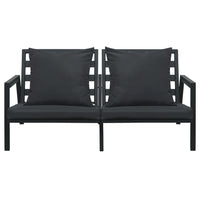 Thumbnail for 5-tlg. Garten-Lounge-Set mit Auflagen Aluminium Dunkelgrau