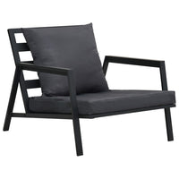 Thumbnail for 4-tlg. Outdoor-Lounge-Set mit Kissen Aluminium Dunkelgrau