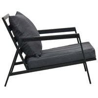 Thumbnail for 5-tlg. Garten-Lounge-Set mit Auflagen Aluminium Dunkelgrau