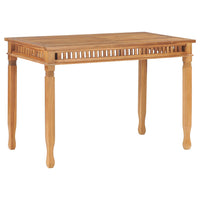 Thumbnail for Garten-Esstisch 110x65x80 cm Massivholz Teak
