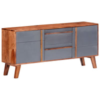 Thumbnail for Sideboard Grau 120x30x55 cm Massivholz