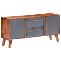 Thumbnail for Sideboard Grau 120x30x55 cm Massivholz