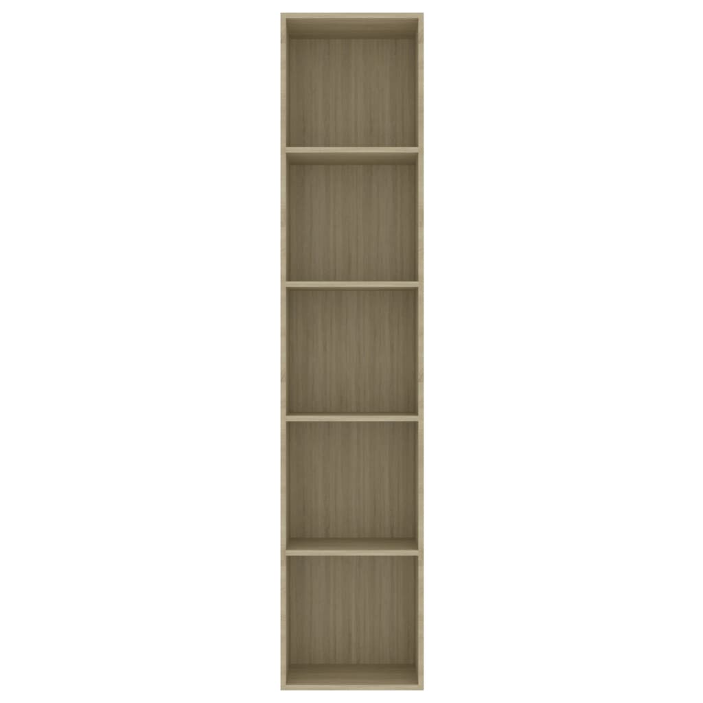 Bücherregal Sonoma-Eiche 40x30x189 cm Holzwerkstoff