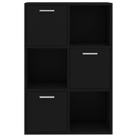 Thumbnail for Lagerschrank Schwarz 60x29,5x90 cm Holzwerkstoff