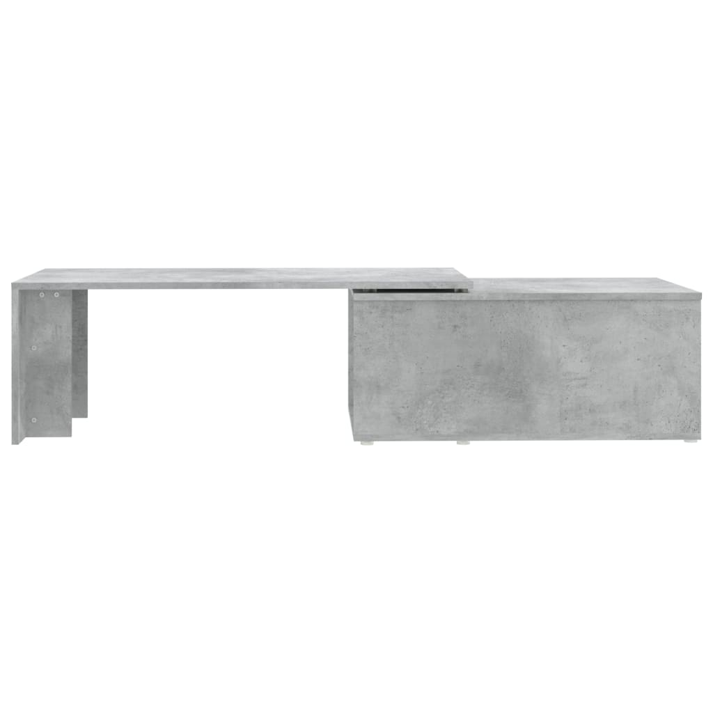 Couchtisch Betongrau 150x50x35 cm Holzwerkstoff