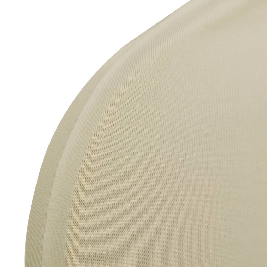 Stretch-Stuhlhussen Creme 18 Stk.