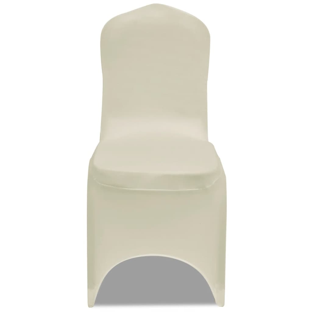 Stretch-Stuhlhussen Creme 30 Stk.