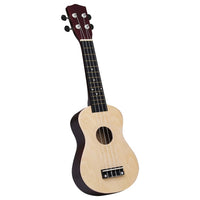 Thumbnail for Sopran Ukulele Set für Kinder mit Tasche Helles Holz 23