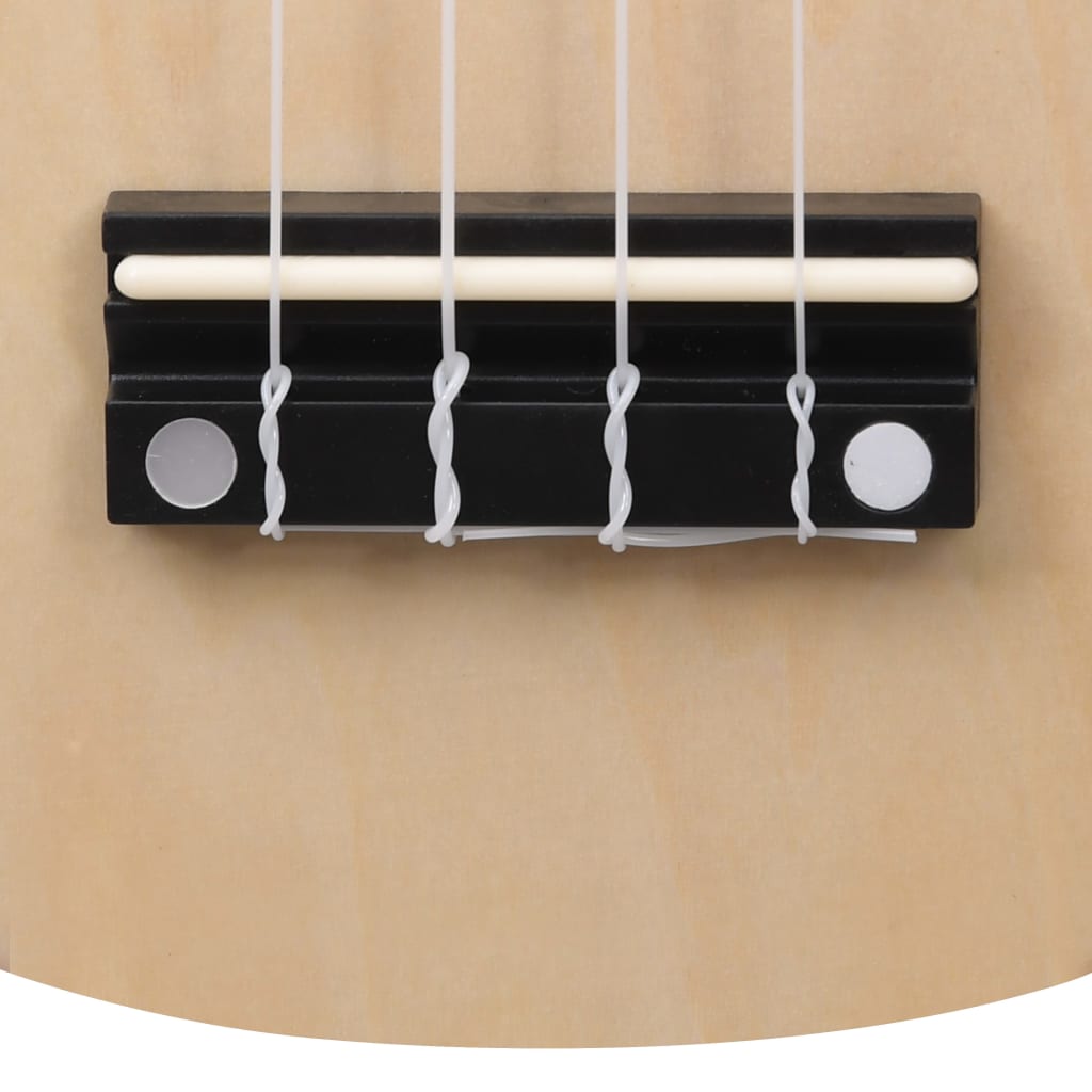 Sopran Ukulele Set für Kinder mit Tasche Helles Holz 23"