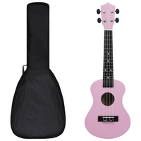 Thumbnail for Sopran-Ukulele-Set mit Tasche für Kinder Rosa 23