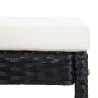 Thumbnail for 9-tlg. Garten-Bar-Set Poly Rattan und Akazienholz Schwarz