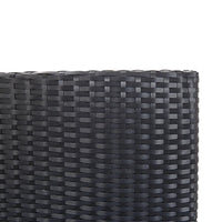 Thumbnail for 9-tlg. Garten-Bar-Set Poly Rattan und Akazienholz Schwarz
