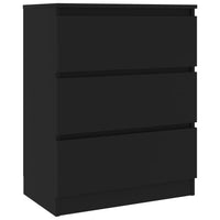 Thumbnail for Sideboard Schwarz 60x35x76 cm Holzwerkstoff