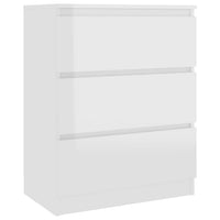 Thumbnail for Sideboard Hochglanz-Weiß 60x35x76 cm Holzwerkstoff
