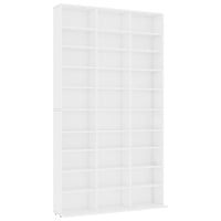 Thumbnail for CD-Schrank Weiß 102x16x177,5 cm Holzwerkstoff