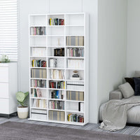 Thumbnail for CD-Schrank Weiß 102x16x177,5 cm Holzwerkstoff