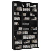 Thumbnail for CD-Schrank Schwarz 102x16x177,5 cm Holzwerkstoff