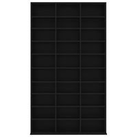 Thumbnail for CD-Schrank Schwarz 102x16x177,5 cm Holzwerkstoff