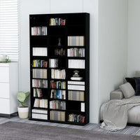 Thumbnail for CD-Schrank Schwarz 102x16x177,5 cm Holzwerkstoff