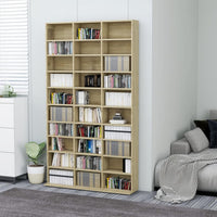 Thumbnail for CD-Schrank Sonoma-Eiche 102x16x177,5 cm Holzwerkstoff