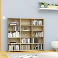Thumbnail for CD-Regal Sonoma-Eiche 102x23x89,5 cm Holzwerkstoff