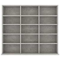 Thumbnail for CD-Regal Betongrau 102x23x89,5 cm Holzwerkstoff