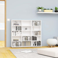 Thumbnail for CD-Regal Hochglanz-Weiß 102x23x89,5 cm Holzwerkstoff