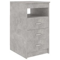 Thumbnail for Sideboard mit Schubladen Betongrau 40x50x76 cm Holzwerkstoff