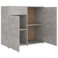 Thumbnail for Sideboard Betongrau 80x36x75 cm Holzwerkstoff