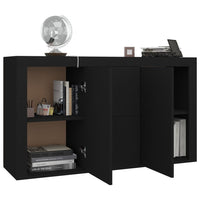 Thumbnail for Sideboard Schwarz 120x36x69 cm Holzwerkstoff