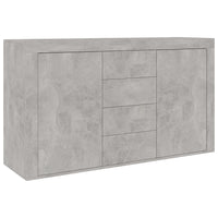 Thumbnail for Sideboard Betongrau 120x36x69 cm Holzwerkstoff