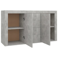 Thumbnail for Sideboard Betongrau 120x36x69 cm Holzwerkstoff