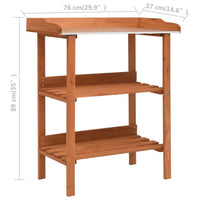 Thumbnail for Pflanztisch 76x37x89 cm Tannenholz