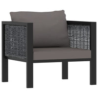 Thumbnail for 6-tlg. Garten-Lounge-Set mit Auflagen Poly Rattan Anthrazit