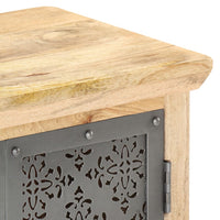 Thumbnail for Sideboard mit Stahltüren 60x35x75 cm Mango Massivholz