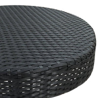 Thumbnail for Gartentisch Schwarz 60,5x106 cm Poly Rattan