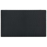 Thumbnail for Garten-Bartisch Schwarz 100x60,5x110,5 cm Poly Rattan