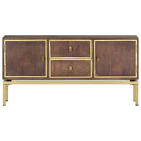 Thumbnail for Sideboard 120x29x60 cm Massivholz Mango