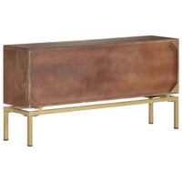 Thumbnail for Sideboard 120x29x60 cm Massivholz Mango