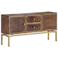 Thumbnail for Sideboard 120x29x60 cm Massivholz Mango