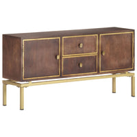 Thumbnail for Sideboard 120x29x60 cm Massivholz Mango