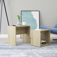Thumbnail for Couchtisch-Set Sonoma-Eiche 48 x 30 x 45 cm Holzwerkstoff
