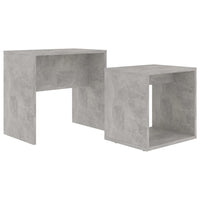 Thumbnail for Couchtisch-Set Betongrau 48x30x45 cm Holzwerkstoff