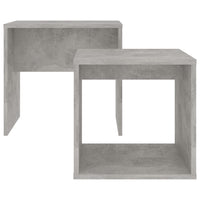 Thumbnail for Couchtisch-Set Betongrau 48x30x45 cm Holzwerkstoff