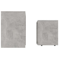 Thumbnail for Couchtisch-Set Betongrau 48x30x45 cm Holzwerkstoff