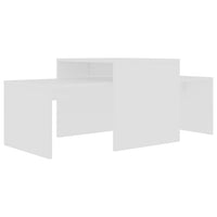 Thumbnail for Couchtisch-Set Weiß 100x48x40 cm Holzwerkstoff