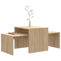 Thumbnail for Couchtisch-Set Sonoma-Eiche 100x48x40 cm Holzwerkstoff