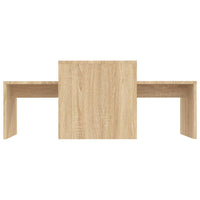 Thumbnail for Couchtisch-Set Sonoma-Eiche 100x48x40 cm Holzwerkstoff